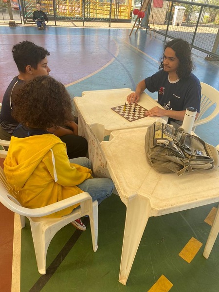 Atividade no jogo de xadrez