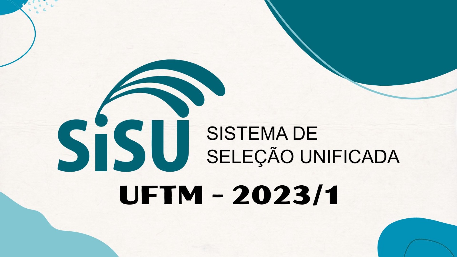 SiSU 2023/1: inscrições abertas!